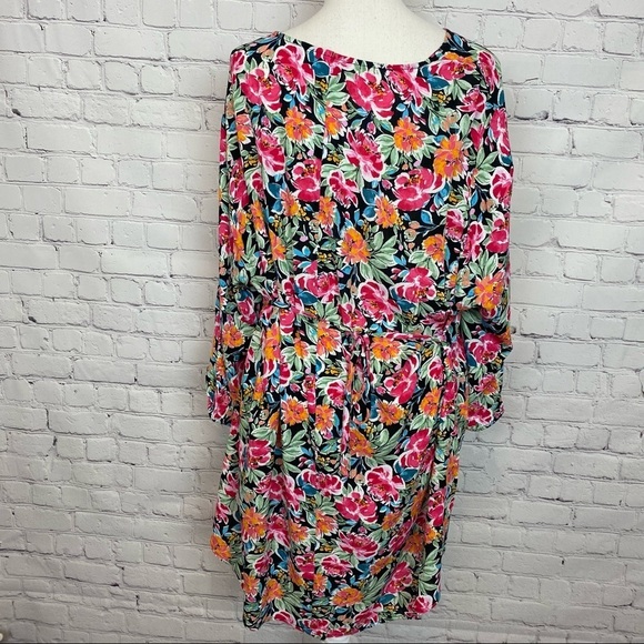 Torrid NWT Black Floral Tunic 3X - Picture 5 of 7